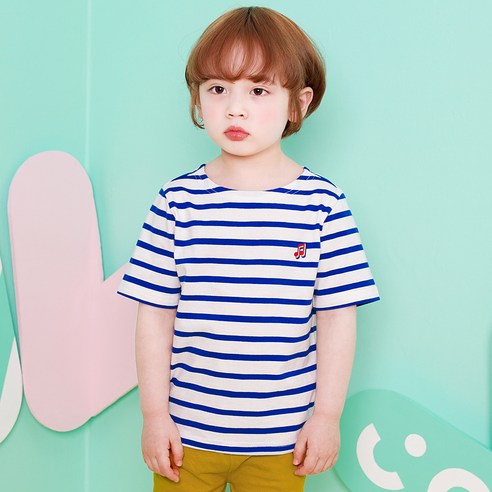 마리앤모리 아동용 제임스 스트라이프 티셔츠