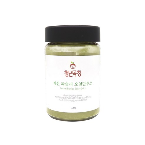 청년곡창 레몬 파슬리 오일만주스 분말 가루, 100g, 1개