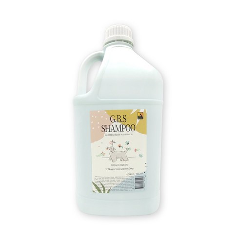 반려동물 GBS 대용량 샴푸 가든플라워향, 1개, 4L