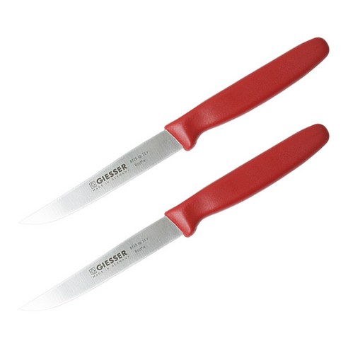 기셀 스테이크 나이프 11cm, 레드, 2개