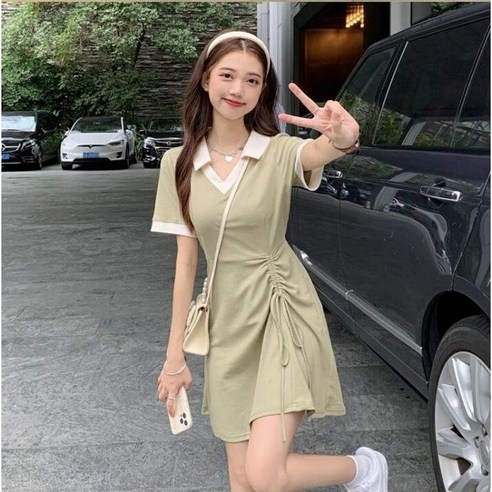 피어니스트 플레어 카라넥 미니원피스 카라원피스 피어니스트 플레어 카라넥 미니원피스 카라원피스