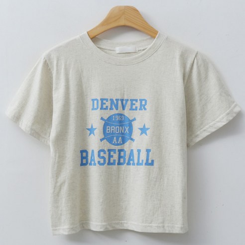 엔비룩 여성용 브롱슨 크롭 티셔츠