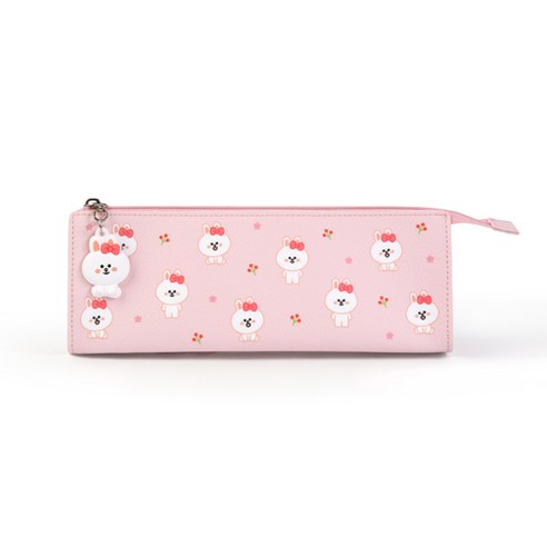 모노폴리 MINI BROWN & FRIENDS 데일리 펜 파우치, CONY, 1개