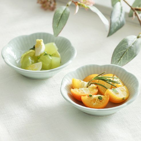 식탁에 청량함을 더하는 섬세한 선택, 윤도자기 청아 소스볼