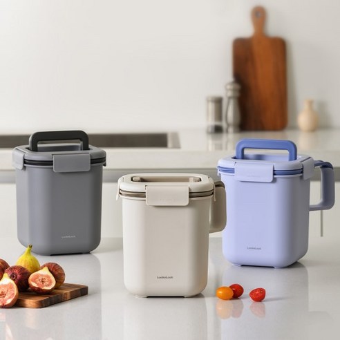 락앤락 투 핸들 음식물 쓰레기통 3L: 주방 청결과 편의성을 위한 필수품