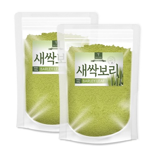 퓨어영 새싹보리 분말, 2개, 500g