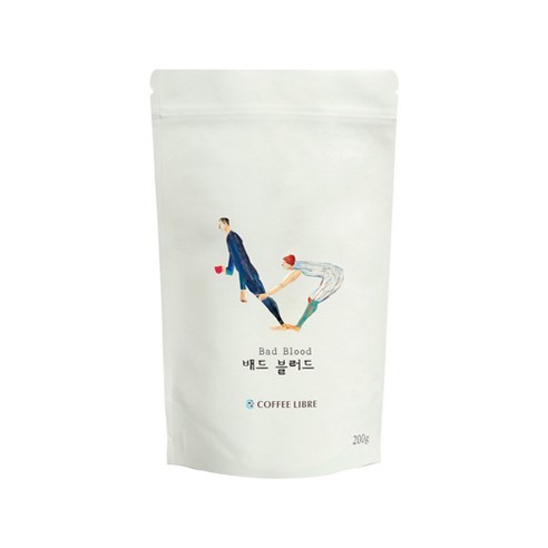 이다원 아날로그 블렌드 커피 원두 1kg 홀빈 12 커피리브레 배드 블러드 블렌드 원두, 200g, 1개, 홀빈(분쇄안함)
