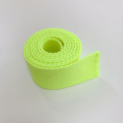 면 웨이빙끈 32mm x 1.7mm x 450cm, 네온그린, 1개