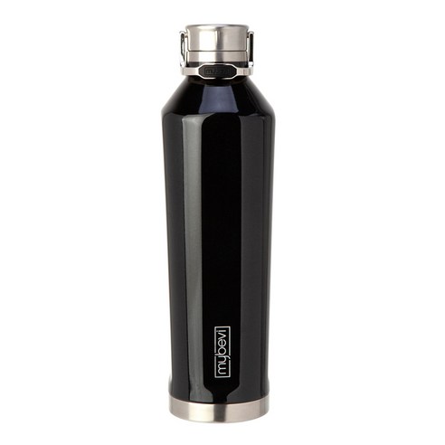 마이베비 콰트로 캔틴 캐리핸들 텀블러, 740ml, 블랙 스파클