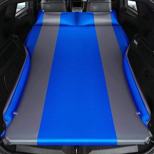 카템 베이직 차박 자충매트 PVC CT223, 블루 + 그레이, SUV / RV
