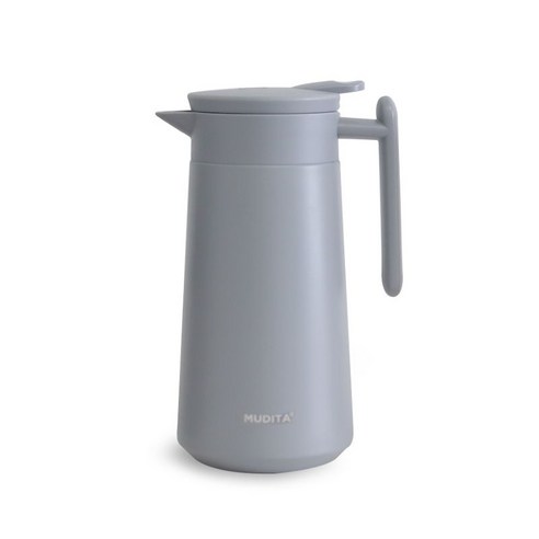 리본제이 무디타 진공 스텐 보온 주전자, 860ml, 그레이, 1개