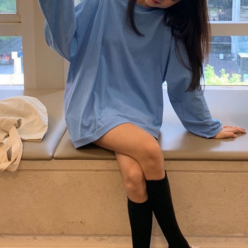 루나글램 임산부 솔리드 컬러 티셔츠