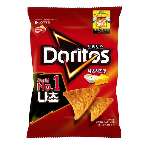 도리토스 나쵸치즈맛 소, 84g, 1개