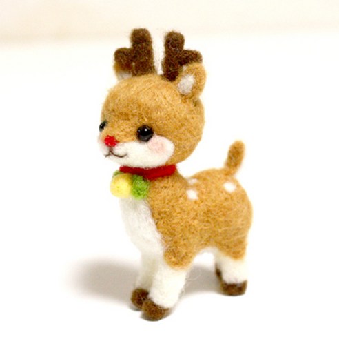 아트조이 DIY 양모펠트 키트, 1세트, 루돌프