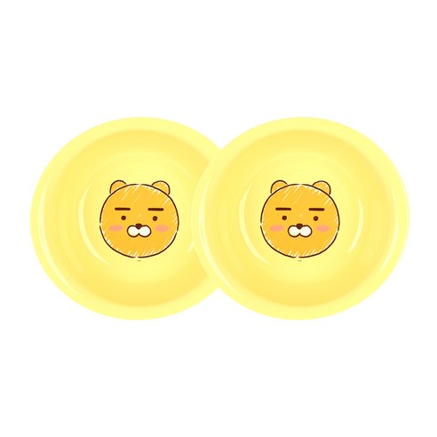 릴팡 카카오프렌즈 욕실대야 KF719, 라이언 옐로우(KF7195), 2개
