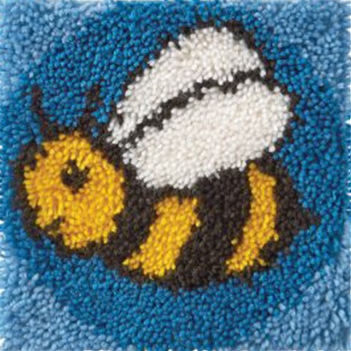 유엘스타일 스킬자수 쪼꼬미 방석 DIY 패키지 30 x 30 cm, 1개, A2꿀벌