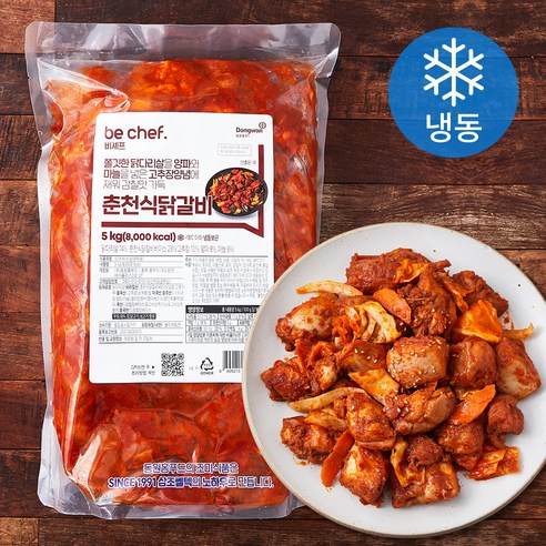 동원홈푸드 be chef 춘천식 닭갈비 (냉동), 5kg, 1개