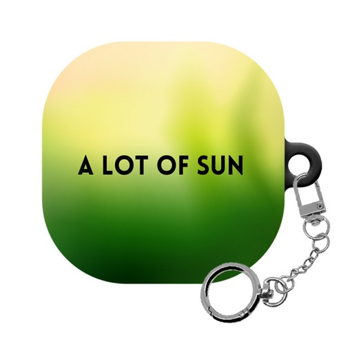 몬드몬드 포인트 네추럴 갤럭시 버즈프로/버즈라이브 하드 케이스 + 키링, Alot of sun