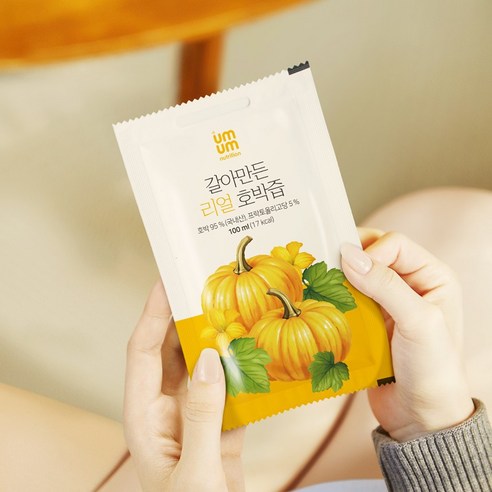움움 갈아만든 리얼 호박즙, 100ml, 20개