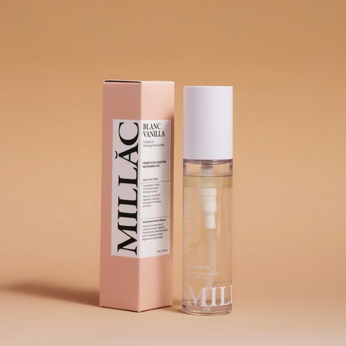 MILLAC 프로바이오틱스 3 화이트닝 퍼퓸 바디미스트 블랑바닐라, 50ml, 1개