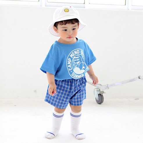 메르시보꾸 아동용 마운틴 캠프 상하의 세트 SS21S07