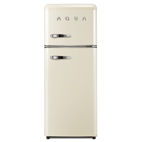 세련된 디자인과 탁월한 성능을 갖춘 하이얼 아쿠아 레트로 일반소형 냉장고 115L 방문설치