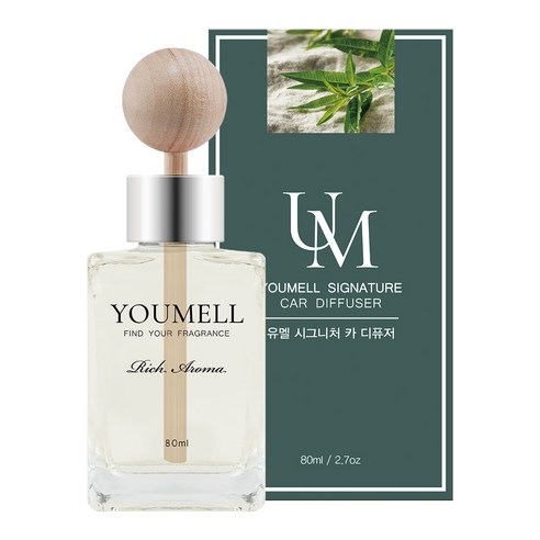 유멜 시그니처 카 디퓨저 80ml, 1개, 레몬버베나