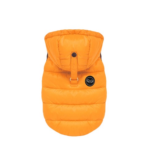 퍼피엔젤 AIR3 강아지 패딩 조끼, 355 ORANGE