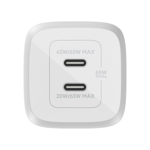 급속 충전의 혁명: 벨킨 65W 듀얼 USB-C 고속 충전기