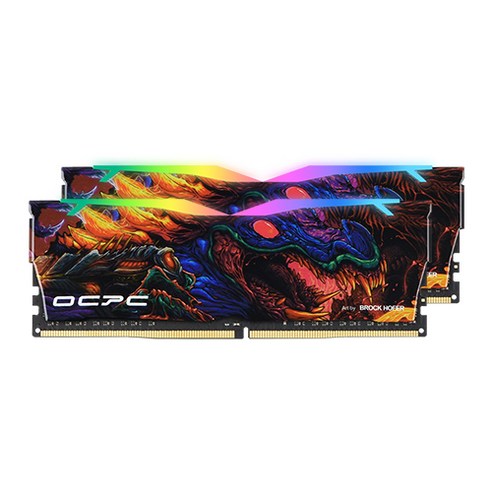 OCPC DDR4 3600 CL18 HyperBeast Edition 8GB 테스크탑용 MMX3A2K16GD436C18DR 2p ...