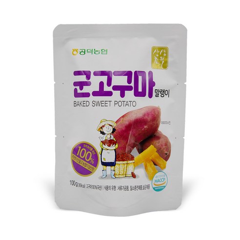 공덕농협 군고구마말랭이, 100g, 1개