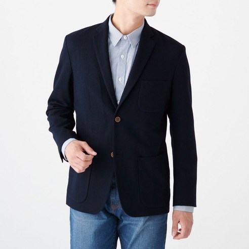 무인양품 남성용 MUJI 재생 울 혼방 재킷 M9AD250
