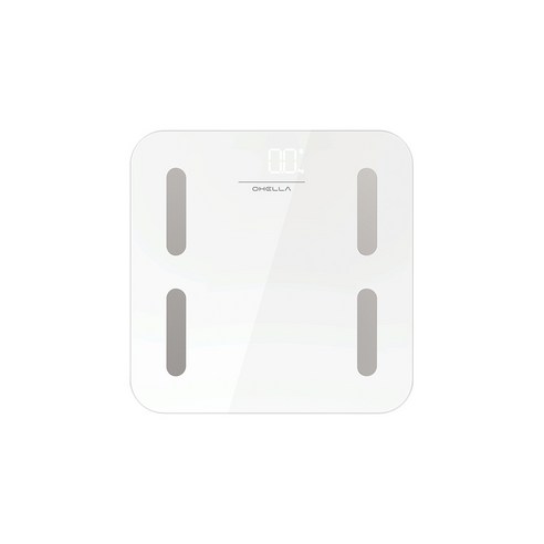 오엘라 스마트 체중계, 화이트, OH-BS01BLWH(White), 1개