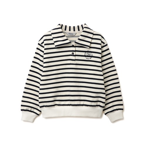 레노마키즈 여아용 빅카라 스트라이프 맨투맨 R2312T178