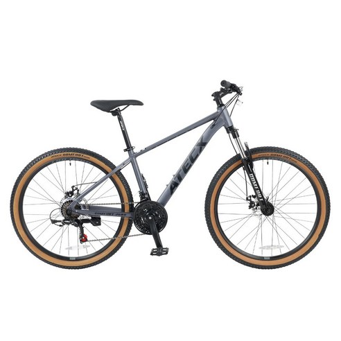 ATECX 2025년형 컴포트260D 26인치 21단 디스크 MTB 자전거 미조립, 1개, 170cm, 그레이