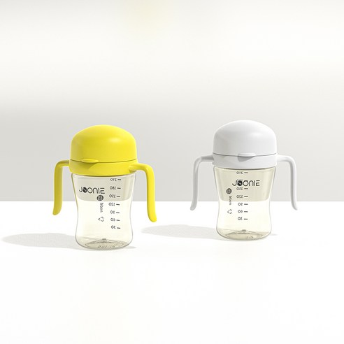 안전하고 즐거운 식사, 주니 자기주도컵으로 시작하세요!