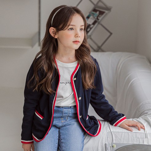 릴리푸리 여아용 프랑스 가디건