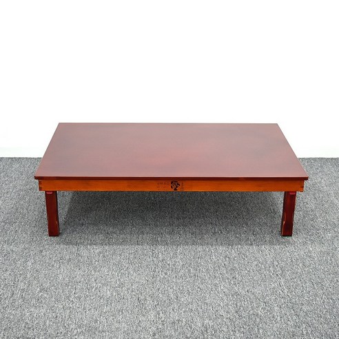 남원은행공방 일도 4자 교자상 + 커버 세트 120 x 81 x 31 cm, 붉은 대추색