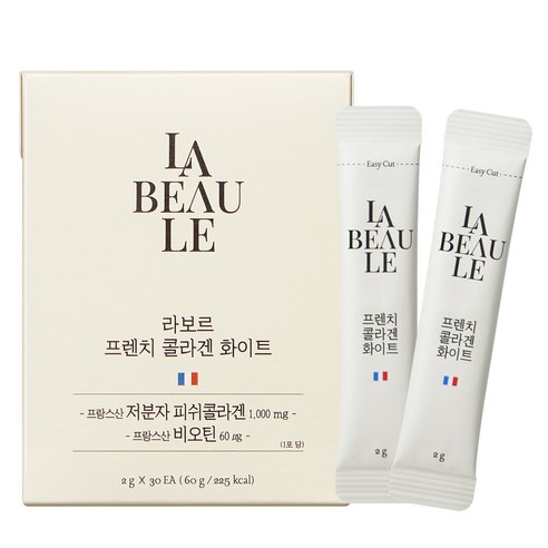 라보르 프렌치 콜라겐 화이트 레몬맛 30p, 1개, 60g
