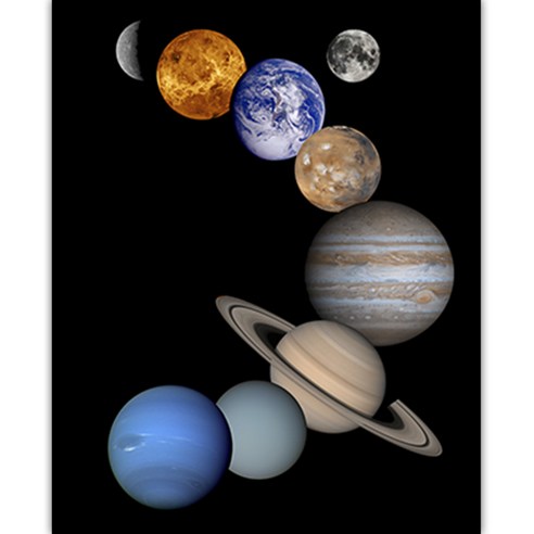 우주 행성 태양계 캔버스 포스터 23