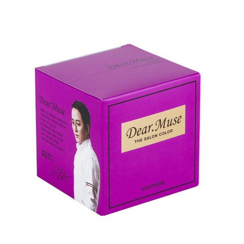 순수 더 살롱 컬러 디어뮤즈 염색제, 로즈브라운, 1개
