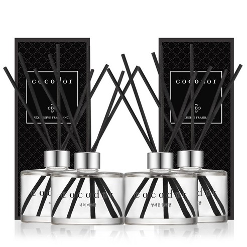 코코도르 디퓨저 200ml x 4p, 너의비누향, 양재동꽃시장
