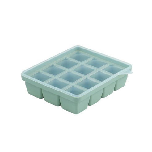 오가닉팩토리 쏙쏙 실리콘 이유식 큐브 12구, 360ml, 민트, 1개