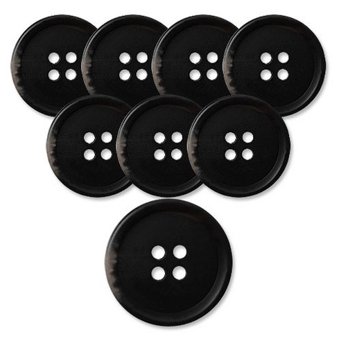 동대문단추왕 고급 무광 코트 가디건 단추 18mm, 블랙마니, 8개