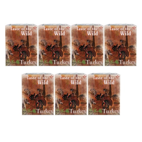 토우 트레이 그레인프리 강아지 주식캔, 칠면조 앤 오리, 390g, 7개