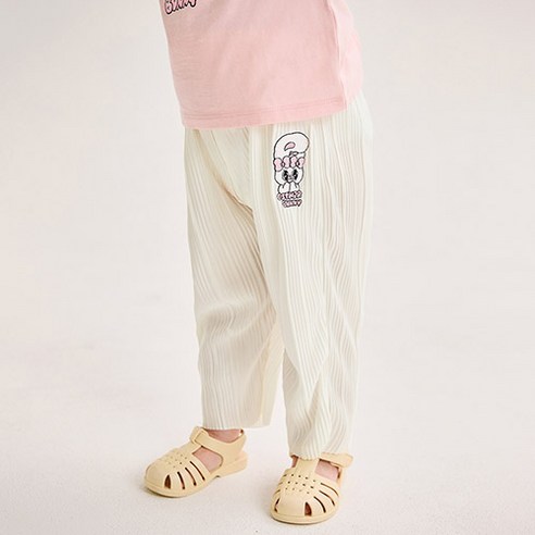 밀크마일 에스더버니 여아용 엄마랑 나랑 냉감 주름 팬츠 딸