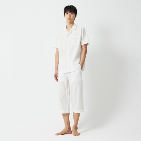 꿉꿉한 여름밤, 쾌적함을 선사할 JAJU 시어서커 파자마 솔직 후기 자주