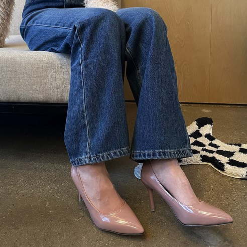 스틸레토 하이힐 8cm SN202 통굽웨딩슈즈