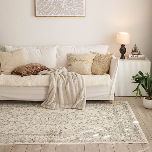 고급스러움과 편안함의 완벽한 조화: 페르시안 벨기에 샤기 러그