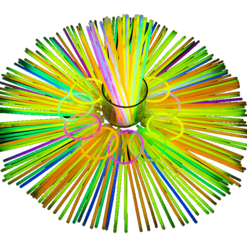 재미존 야광봉 팔찌, 랜덤발송, 100개